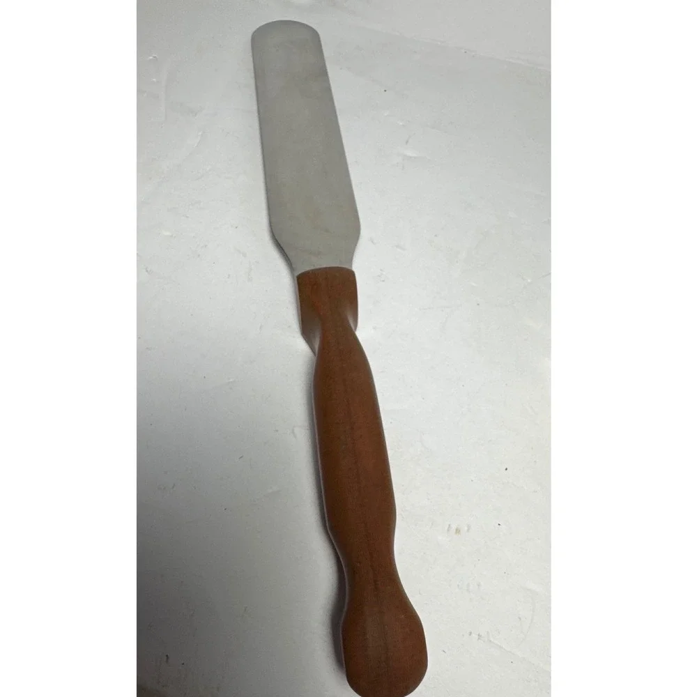 Cutco No 28 Spatula Spreader  12in Brown Good Stainless Steel USA Made